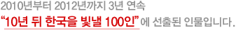 2010 2012 3  "10  ѱ  100"  ιԴϴ.